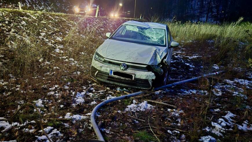PKW Bergung und Kaminbrand