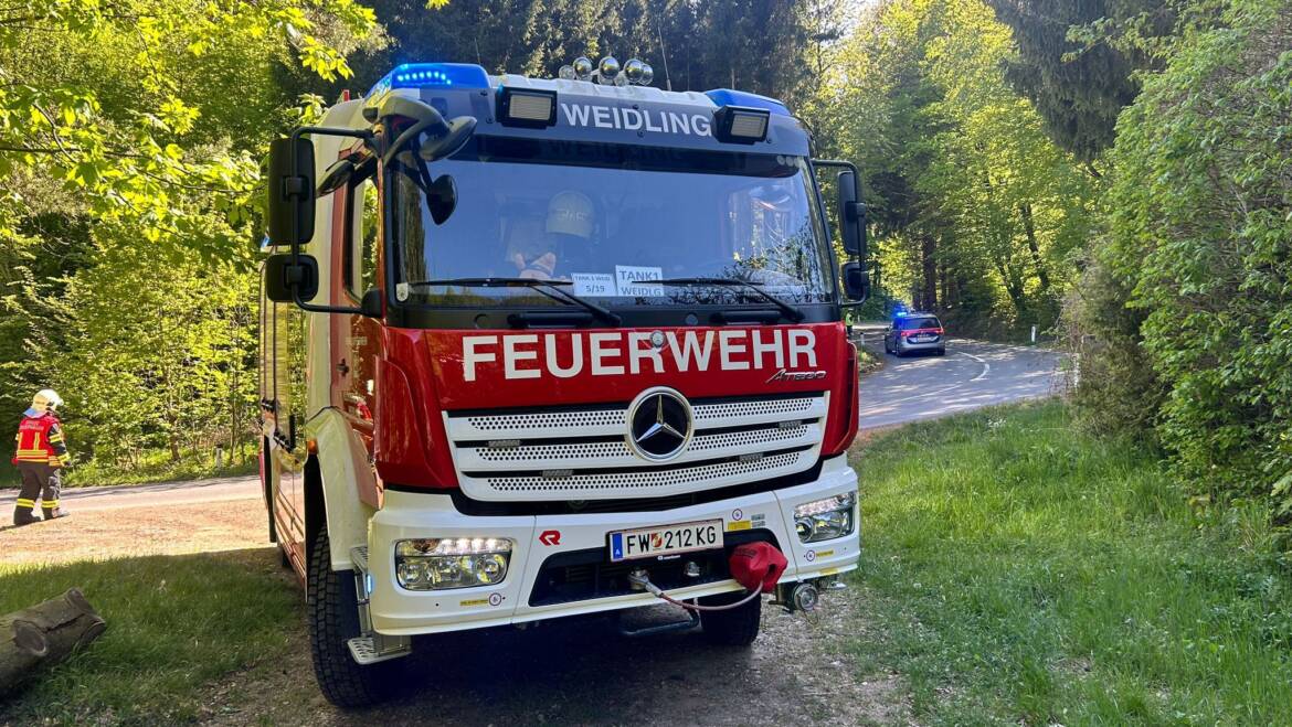 Brand im Freien