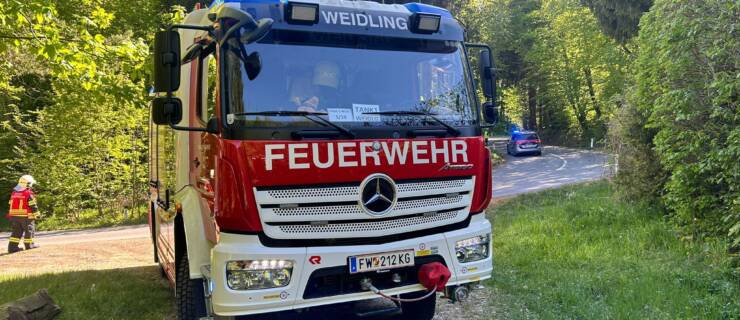 Brand im Freien