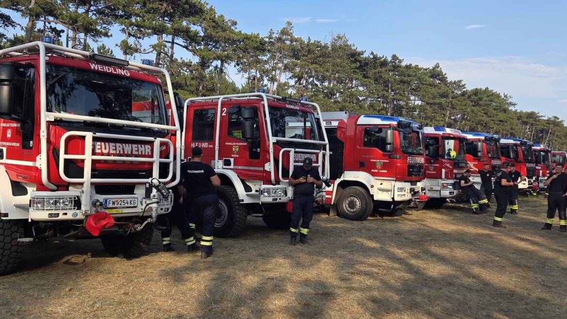 Unterstützung bei Großbrand